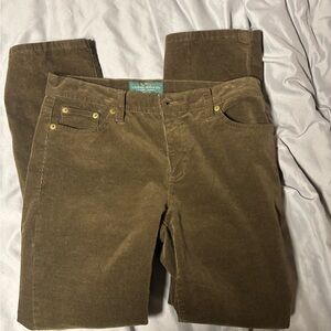Ralph Lauren Brown Corduroy Trousers